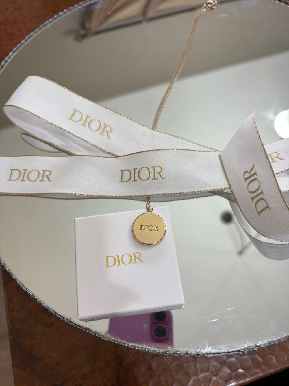Dior Gold Medallion J'Adore Limited Edition Necklace
